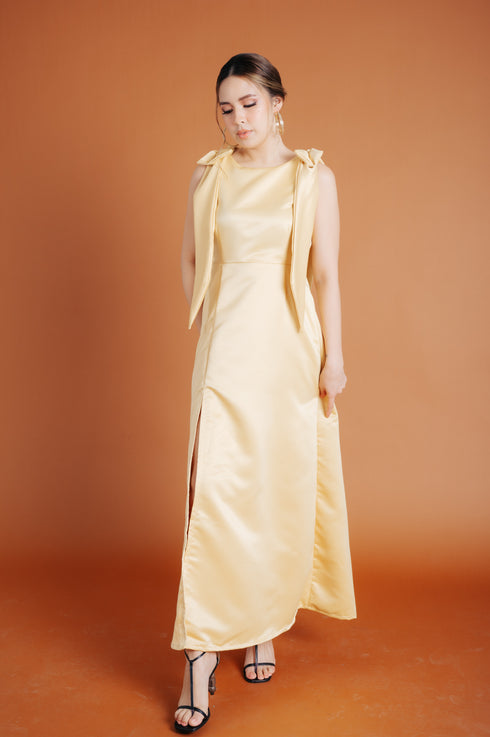 Alhambra x GS: The Maison Long Gown with Bow Straps