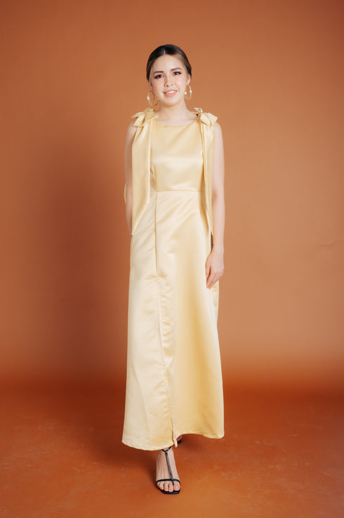 Alhambra x GS: The Maison Long Gown with Bow Straps