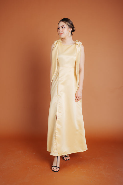 Alhambra x GS: The Maison Long Gown with Bow Straps