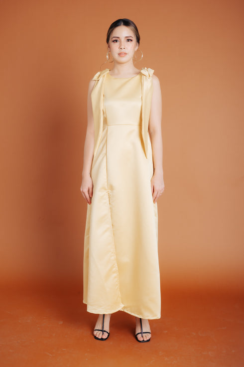 Alhambra x GS: The Maison Long Gown with Bow Straps
