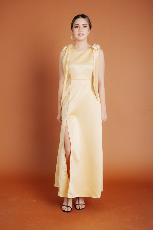 Alhambra x GS: The Maison Long Gown with Bow Straps