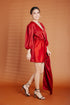 Alhambra x GS: The Miuccia Stylish Silk Dress in Holiday Red