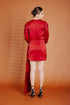 Alhambra x GS: The Miuccia Stylish Silk Dress in Holiday Red