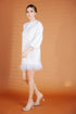 Alhambra x GS: The Giorgio Dress with Ostrich Feathers
