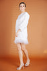 Alhambra x GS: The Giorgio Dress with Ostrich Feathers