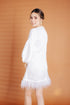 Alhambra x GS: The Giorgio Dress with Ostrich Feathers