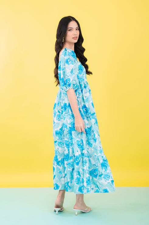 GS Summer: Cassandra in Floral Blue (Limited)