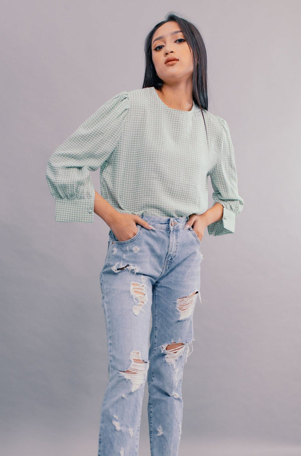 GS Basics 2: Chelsey Gingham Top
