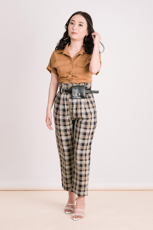 Femme Pants with Belt Bag