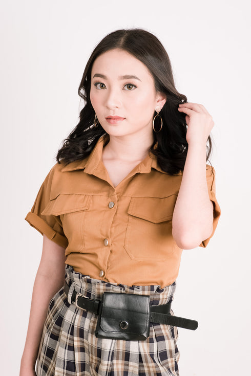 Femme Pants with Belt Bag