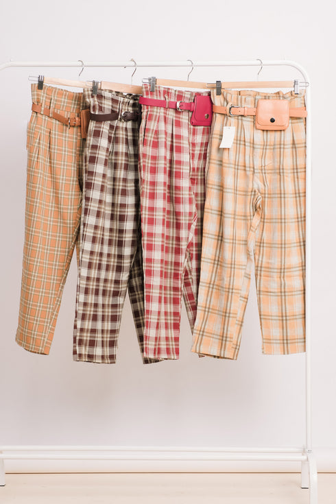 Femme Pants with Belt Bag